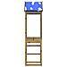 Torre da Gioco Marrone Legno Impregnato Solido - Foto miniatura 3