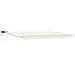 Tenda retrattile manuale con LED Crema 4,5 × 3 m - Foto miniatura 1