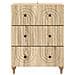 Mobile con Cassetti Rovere Sonoma 66 x 34,5 x 90 cm - Foto miniatura 4