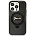 Iphone 12/12 Pro - Custodia Nera Guess Ring Stand Script Glitter Magsafe - Foto miniatura 1