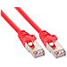 cavo patch per rete dati lan cat. 5e, 2x rj45, schermatura futp, colore rosso, 3m - Foto miniatura 3