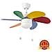Faro Faro 33179 Multicolore Ventilatore Con Luce Palao Multicolore - Foto miniatura 4