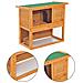 Gabbia Per Conigli Conigliera Da Esterno In Legno Di Abete, 90x45x80cm - Foto miniatura 6