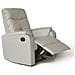Poltrona Reclinabile Grigia Per Interno Salotto Sala Da Pranzo Camera Per Anziani - Foto miniatura 1