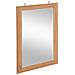 Specchio Da Parete In Legno Massello Di Teak 50x70 Cm - Foto miniatura 3