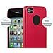 Custodia Compatibile Con Apple Iphone 4 / Iphone 4s In Rosso Metallico - Coperchio Protettivo In Silicone Tpu Flessibile - Foto miniatura 3
