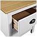 Comodino Hill Bianco 46x35x49,5 cm Legno Massello di Pino - Foto miniatura 6