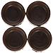 Bh01560 Antiscivolo In Gomma Castor Coppe Per Il Duro Pavimenti In Legno Esterno Dia. 54mm (25 8 Pollici) - Piccolo Marrone Confezione Da 4 - Foto miniatura 3