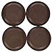 Bh01560 Antiscivolo In Gomma Castor Coppe Per Il Duro Pavimenti In Legno Esterno Dia. 54mm (25 8 Pollici) - Piccolo Marrone Confezione Da 4 - Foto miniatura 1