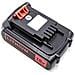 Batteria Sostituisce Black & Decker Bl1318, Bl1518, Bl2018, Bl4018 Per Attrezzi Da Lavoro (2000mah, 18v, Li-ion)  - Foto miniatura 1