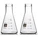 Borosilicato 3.3 Di Vetro Graduato Conico Beuta Per Laboratorio (50 Ml 2 In Un Pacchetto)  - Foto miniatura 1