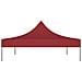 Tetto per Tendone per Feste 4x3 m Rosso Borgogna 270 g / m² - Foto miniatura 3