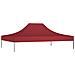 Tetto per Tendone per Feste 4x3 m Rosso Borgogna 270 g / m² - Foto miniatura 4