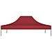 Tetto per Tendone per Feste 4x3 m Rosso Borgogna 270 g / m² - Foto miniatura 6