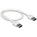 85192 0.5m USB A USB A Bianco cavo USB - Foto miniatura 1