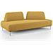 Newton Divano Lineare Con Schienali Movibili T07 Giallo - Foto miniatura 3