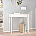 Tavolo Consolle Bianco 80x40x75 Cm In Legno Massello Di Pino - Foto miniatura 3