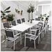 Set Di Mobili Da Giardino Estensibili In Textilene Grigio Venezia 10 Posti - Alluminio Bianco - Foto miniatura 2