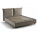 Letto Matrimoniale Tiziana, Letto Contenitore Con Rivestimento In Tessuto, 100% Made In Italy, Apertura Frontale, Adatto Per Materasso Cm 160x190, Tortora - Foto miniatura 2