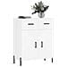Credenza Bianca 69,5x34x90 Cm In Legno Multistrato - Foto miniatura 3