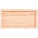 Ripiano a Parete 80x40x (2-4) cm Massello Rovere Non Trattato - Foto miniatura 3