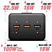Batteria Esterna 40000mah Usb E Usb-c 100w Power Line Compatto, Nero - Foto miniatura 4