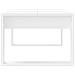 Tavolino Da Salotto Bianco 102x50x35 Cm In Legno Multistrato - Foto miniatura 7