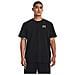 Ua Logo Emb Heavyweight Ss 1373997-001, Uomini, Nero, Xxl - Foto miniatura 1