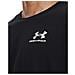 Ua Logo Emb Heavyweight Ss 1373997-001, Uomini, Nero, Xxl - Foto miniatura 2