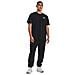 Ua Logo Emb Heavyweight Ss 1373997-001, Uomini, Nero, Xxl - Foto miniatura 3