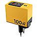 Caricabatterie Da Parete Gan Giallo Usb-c 100w + Usb 60w, Nero / Giallo - Foto miniatura 1