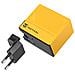 Caricabatterie Da Parete Gan Giallo Usb-c 100w + Usb 60w, Nero / Giallo - Foto miniatura 4