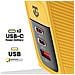 Caricabatterie Da Parete Gan Giallo Usb-c 100w + Usb 60w, Nero / Giallo - Foto miniatura 5