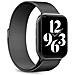 Cinturino Per Apple Watch 38-41mm Milanese Acciaio, Nero - Foto miniatura 1