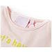 Maglietta Da Bambina Rosa Tenue 128 - Foto miniatura 3
