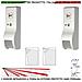 Infrarosso 2 Pezzi Rilevatore Movimento Dual Pir A Tenda Esterno Finestra Vano Persiana Rileva Estraneo Invia Allarme - Foto miniatura 1