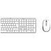 Tastiera e Mouse Wireless 00173066  (Layout Tedesco) Colore Grigio. Bianco - Foto miniatura 3