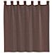 Tende In Voile Con Tasche Per Aste 2 Pz Marrone - Foto miniatura 2