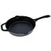 36706 Padella In Ghisa Stagionata Induzione Da 30 Cm Per Fuoco, Barbecue, Forno Nero - Foto miniatura 1