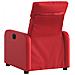 Poltrona Reclinabile Rossa In Similpelle - Foto miniatura 2