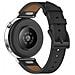 Cinturino In Pelle Premium Per Orologi Huawei E Honor Black 20 Mm - Foto miniatura 1