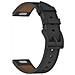 Cinturino In Pelle Premium Per Orologi Huawei E Honor Black 20 Mm - Foto miniatura 3