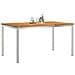 Tavolo da pranzo esterno 150x90x75 cm Legno massello di Acacia - Foto miniatura 3