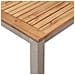 Tavolo da pranzo esterno 150x90x75 cm Legno massello di Acacia - Foto miniatura 8