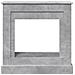 Cornice per Camino Grigio Cemento 90x30x90 cm in Truciolato - Foto miniatura 4