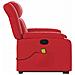 Poltrona Alzapersona Reclinabile Massaggio Rosso in Similpelle - Foto miniatura 9