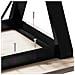 Tavolino Salotto Telaio a Y 80x80x45,5cm Legno Pino e Acciaio - Foto miniatura 8