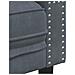 Set di divani 2 pcs Grigio scuro Velluto - Foto miniatura 6