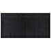 Tappeto Rettangolare Nero 100x200 cm in Bambù - Foto miniatura 1