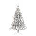 Albero di Natale artificiale con luci integrate Argento 120 cm - Foto miniatura 3